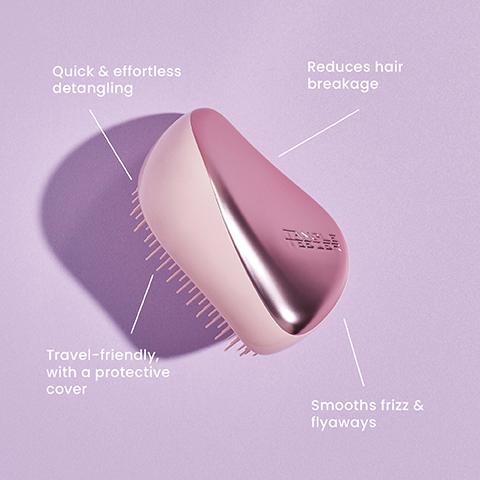 Image 1, Quick & effortless detangling Reduces hair breakage Travel-friendly, with a protective cover Smooths frizz & flyaways