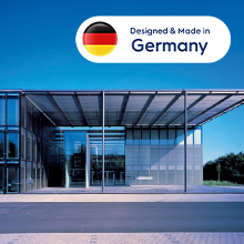 Designed and made in Germany.